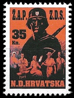 152 Nezavisna Drzava Hrvatska - ZAP - 35 Kuna 152 Nezavisna Drzava Hrvatska - ZAP - 35 Kuna