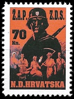 152 Nezavisna Drzava Hrvatska - ZAP - 70 Kuna 152 Nezavisna Drzava Hrvatska - ZAP - 70 Kuna