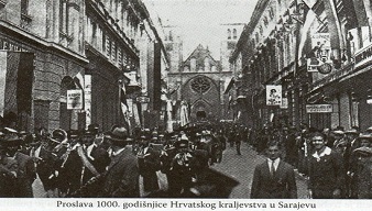 338 Proslava 1000 godina hrvatskog kraljevstva u Sarajevu