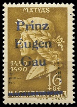 Prinz Egen Gau - 16 8 Filler - Deutsches Reich Prinz Egen Gau - 16 8 Filler - Deutsches Reich
